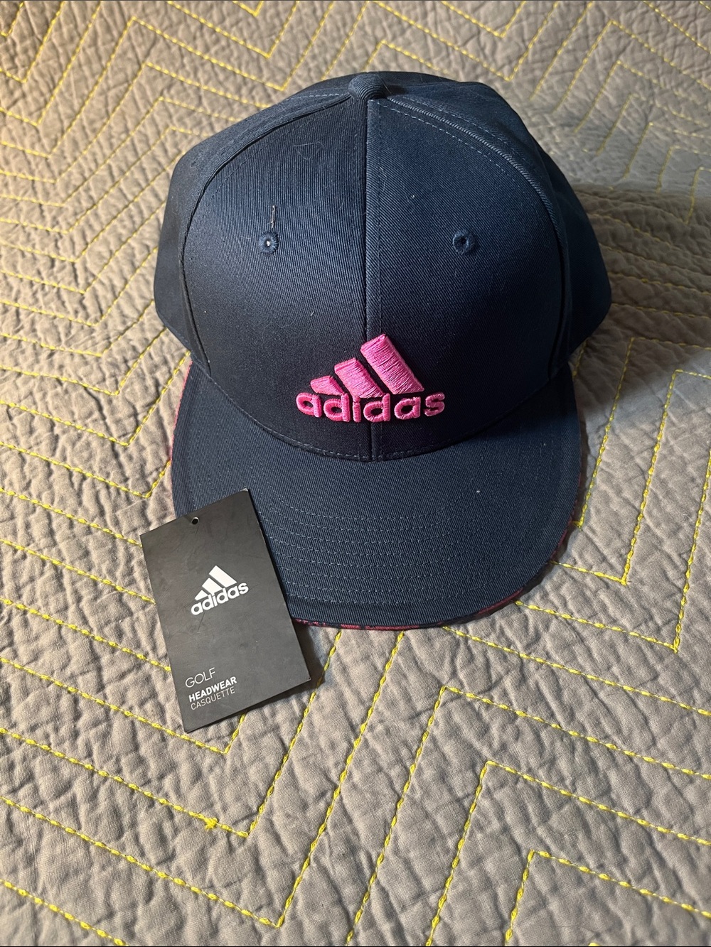 Adidas Camo Flatbrim Trucker Golf hat